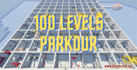 map minecraft parkour|100 level parkour map minecraft.